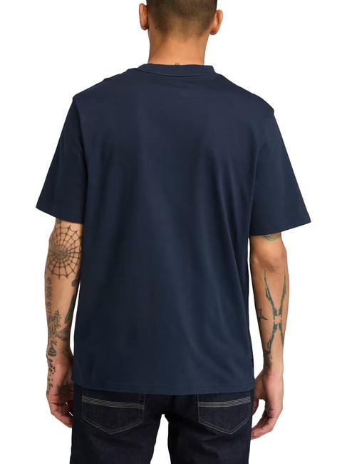 EMBROIDERY TONAL Tricou din bumbac safir închis - tricou