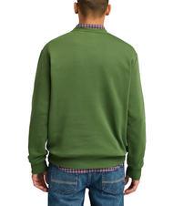 TIMBERLAND EMBROIDERY TONAL Hanorac cu gât crew negru/verde de pădure - hanorace - 2
