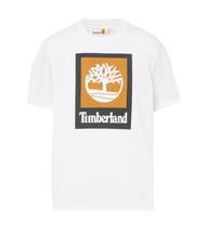 TIMBERLAND STACK LOGO Tricou din bumbac alb - tricou - 3