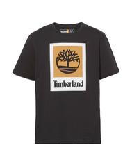 TIMBERLAND STACK LOGO Tricou din bumbac BLACK - tricou - 4