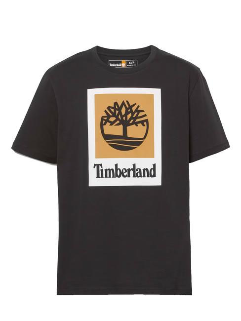 STACK LOGO Tricou din bumbac BLACK - tricou