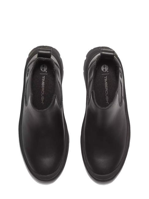 ROXIE LANE  Botine din piele negru plin de cereale - Pantofi femei