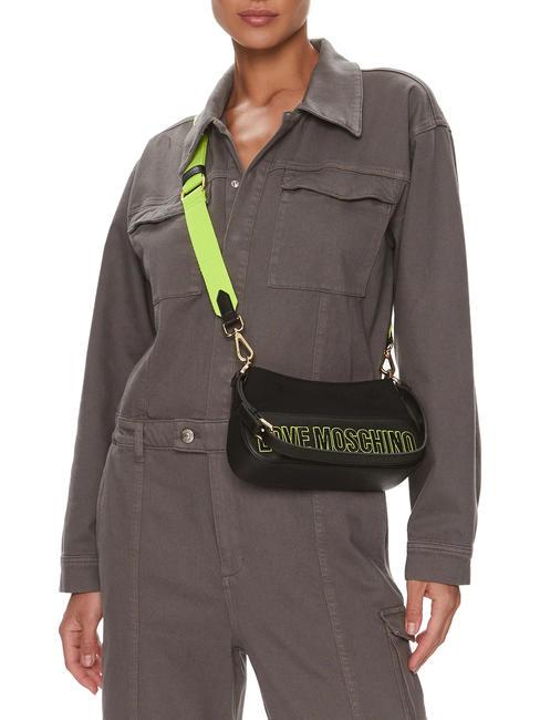 FREE TIME  Geanta de umar, cu bareta de umar negru - Genți femei