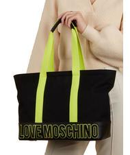 LOVE MOSCHINO FREE TIME  Cumpărător de pânză negru - Genți femei - 5