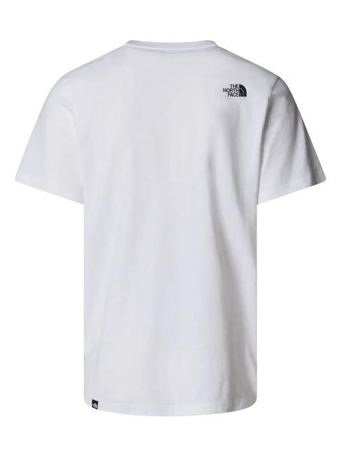EASY Tricou cu imprimeu cu logo tnf alb - tricou