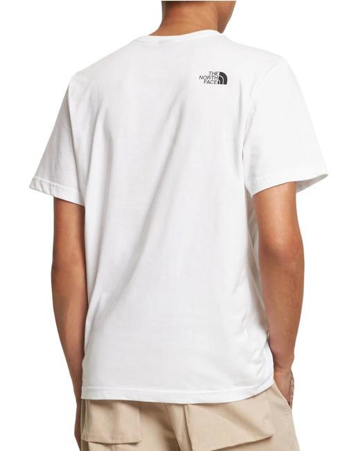 EASY Tricou cu imprimeu cu logo tnf alb - tricou