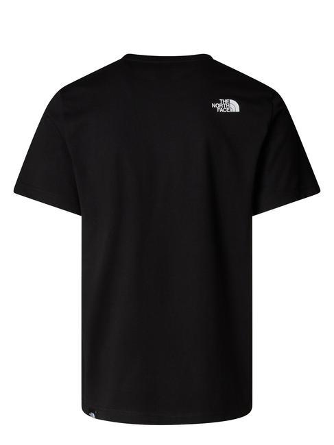 EASY Tricou cu imprimeu cu logo tnf negru - tricou