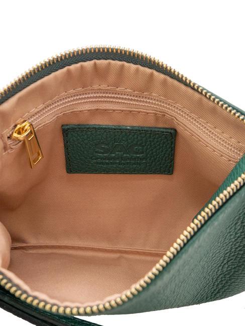 ROBERTA Pochetă Dollar din piele păun - Genți femei