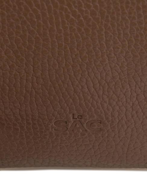 ROBERTA Pochetă Dollar din piele taupe - Genți femei