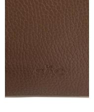 LESAC ROBERTA Pochetă Dollar din piele taupe - Genți femei - 5