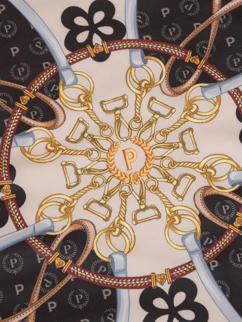 HEARTS TWILL Eșarfă negru - Eșarfe