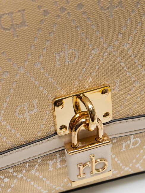 FRIDA Geanta de umar, cu bareta de umar aproape alb - Genți femei