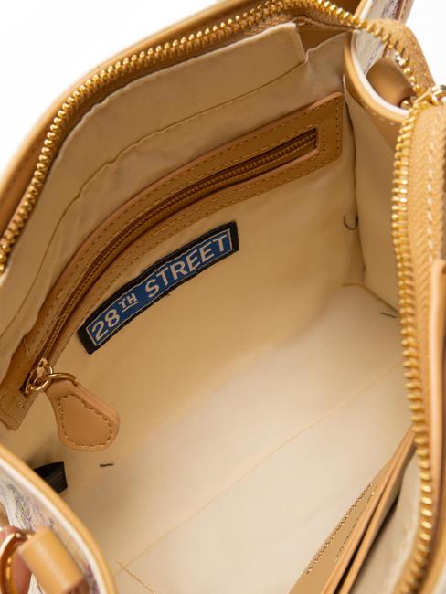 FLOWER MARKET  Geanta de mana, cu bareta de umar aproape alb - Genți femei