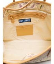 ROCCOBAROCCO FLOWER MARKET Cumpărător pe umăr aproape alb - Genți femei - 5