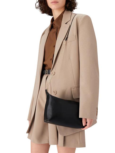 NUVOLA Mini geanta de umar din piele negru - Genți femei