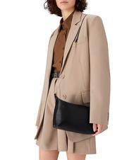 FURLA NUVOLA Mini geanta de umar din piele negru - Genți femei - 5