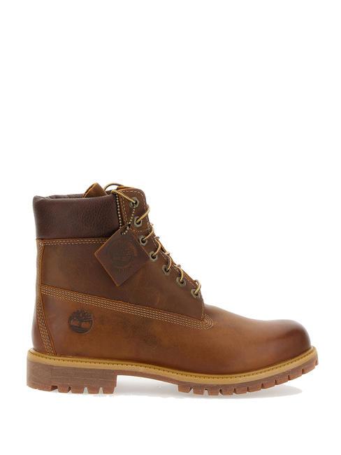9 INCH LACE UP Botine din piele maro - Pantofi bărbați