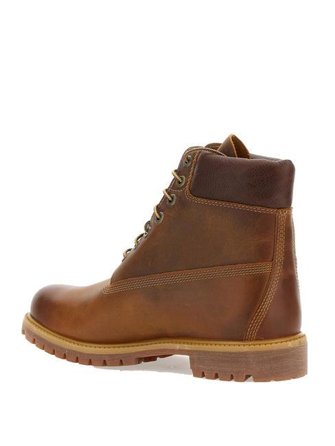9 INCH LACE UP Botine din piele maro - Pantofi bărbați