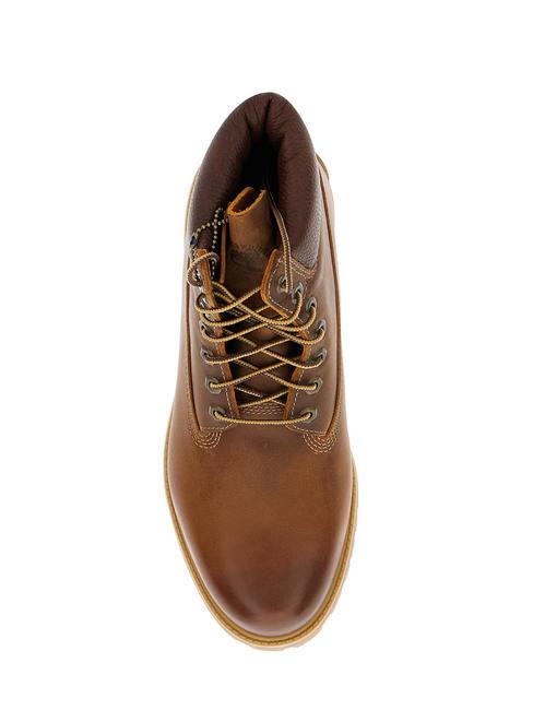 9 INCH LACE UP Botine din piele maro - Pantofi bărbați