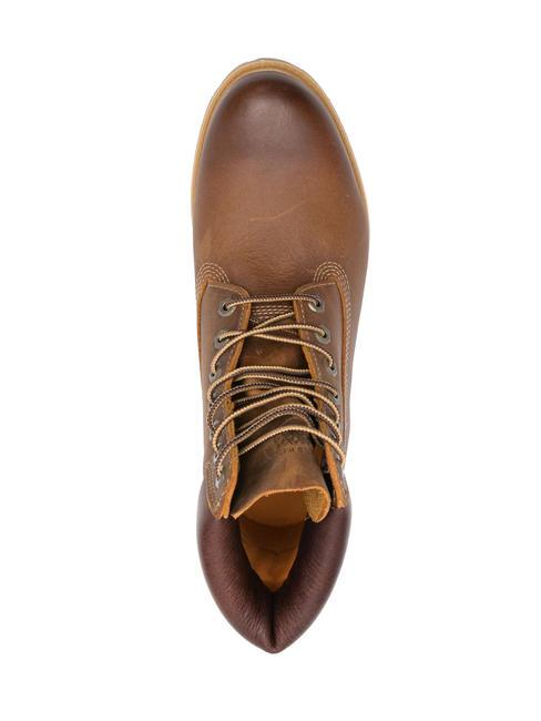 9 INCH LACE UP Botine din piele maro - Pantofi bărbați
