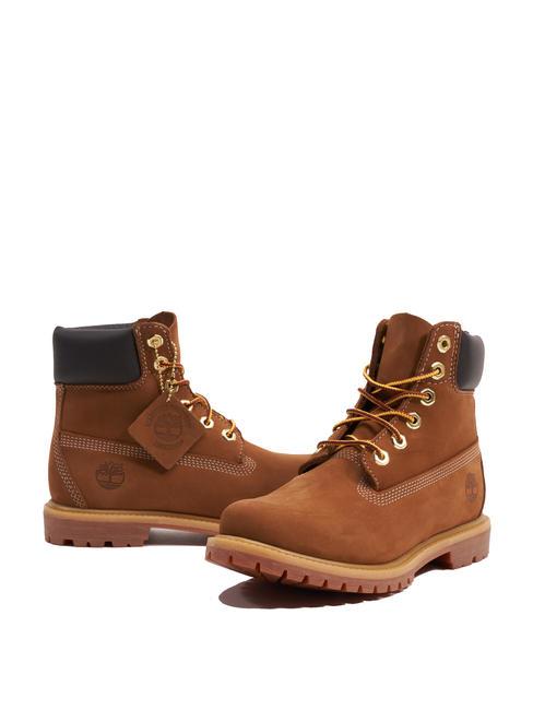 6 INCH  Botine din piele maro - Pantofi unisex