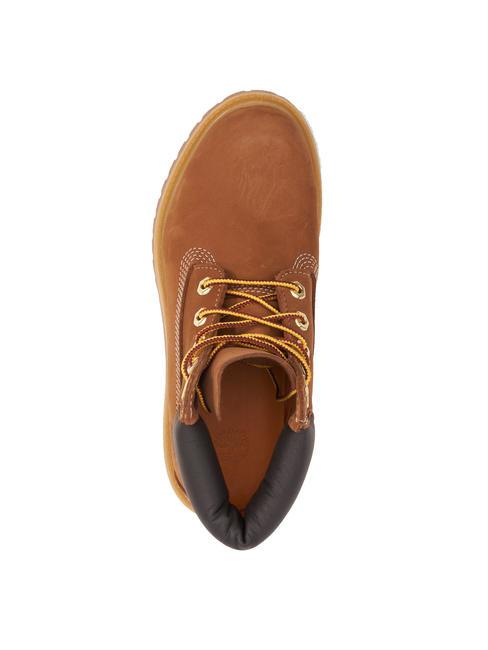 6 INCH  Botine din piele maro - Pantofi unisex