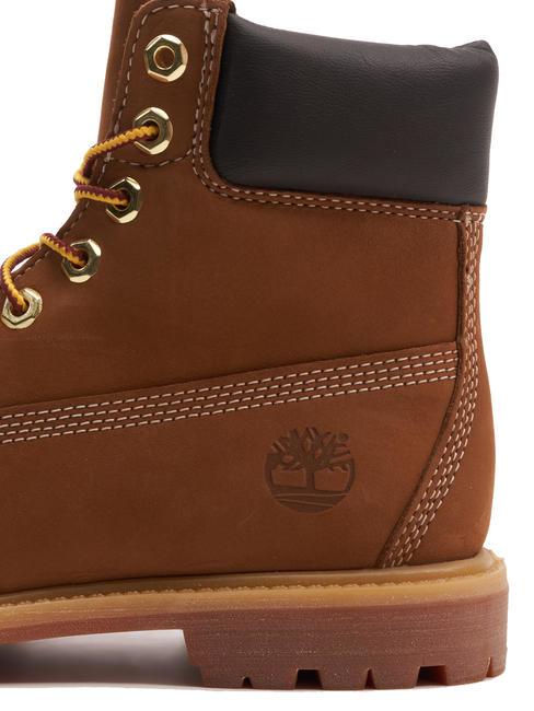 6 INCH  Botine din piele maro - Pantofi unisex