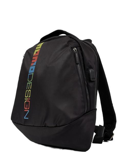 OVAL Rucsac pentru PC de 15 inchi negru/pixel - Rucsacuri pentru școală și timp liber