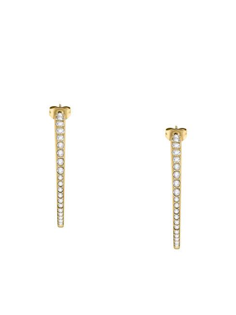 POETICA Cercei semicerc cu cristale aur - Cercei