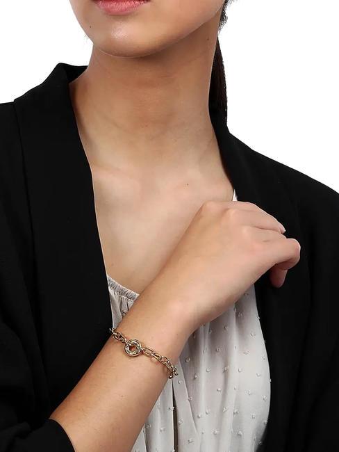 BAGLIORI Bratara cu cristale colorate aur - Brățări