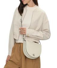 CALVIN KLEIN CK JEANS MINIMAL MONOGRAM Mini geanta de umar mesteacăn - Genți femei - 4