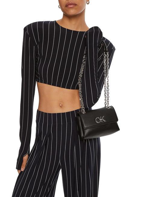 RE-LOCK Mini geantă de umăr/încrucișată ck negru - Genți femei