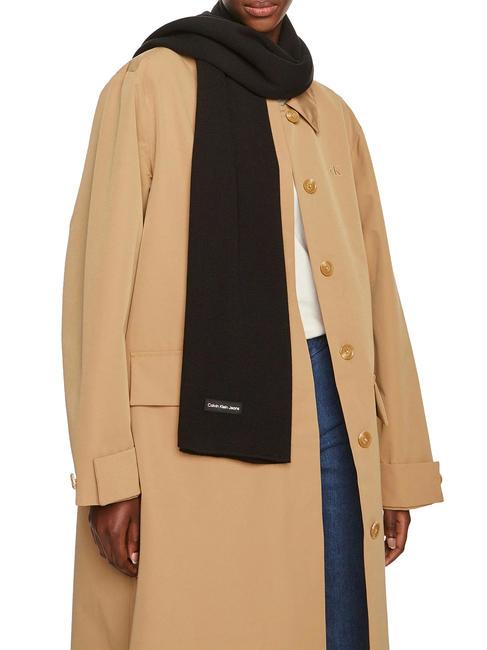 CK JEANS INST PATCH  Eșarfă pvh negru - Eșarfe