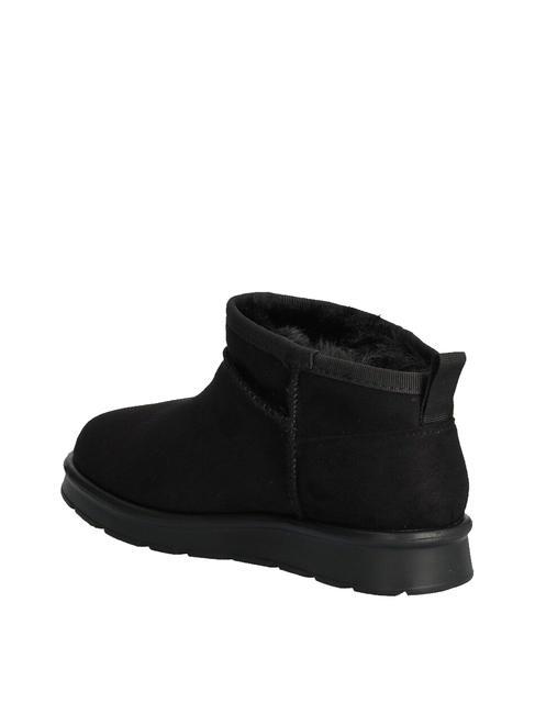 WINTER 30 Botine din piele intoarsa negru - Pantofi femei