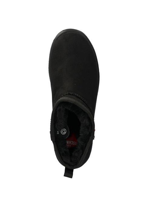 WINTER 30 Botine din piele intoarsa negru - Pantofi femei