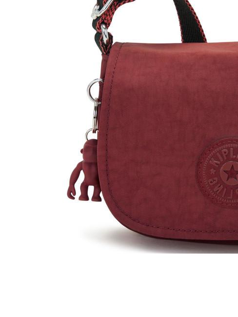 LOREEN MINI Geanta mini cu clapa de umar rugina arzătoare - Genți femei