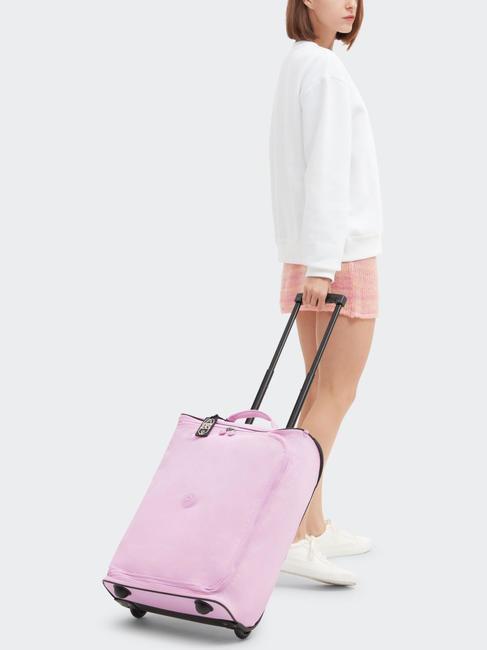 TEAGAN C Cărucior pentru bagaje de mână roz înflorit - Bagaje de mână