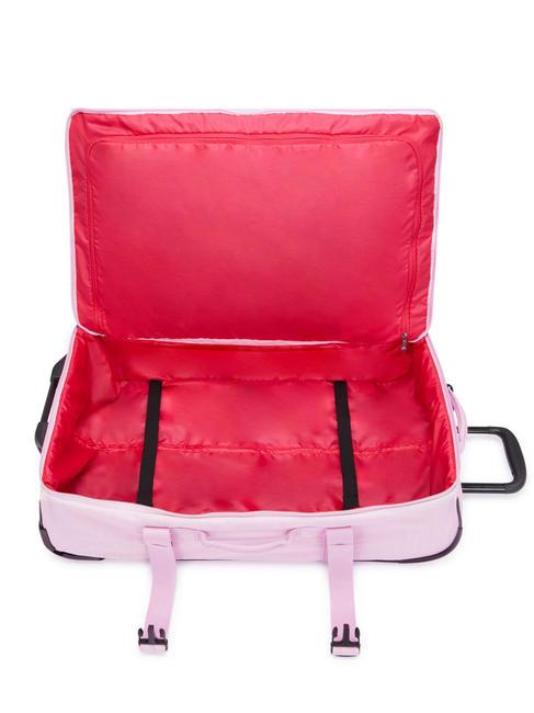 AVIANA M Cărucior de mărime medie roz înflorit - Trolere semirigide