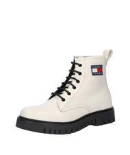 TOMMY HILFIGER TOMMY JEANS Lace Up Botine din piele - Pantofi femei