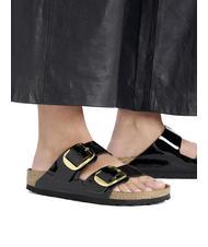 BIRKENSTOCK ARIZONA BIG BUCKLE Papuc patentat negru - Pantofi femei - 7
