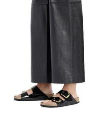BIRKENSTOCK ARIZONA BIG BUCKLE Papuc patentat negru - Pantofi femei - 8