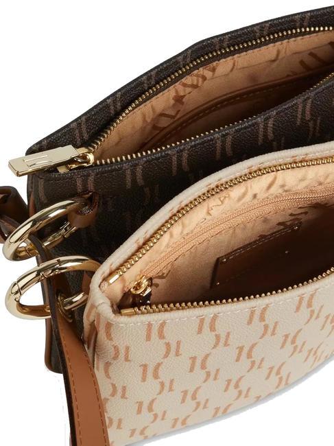 MONOGRAM  Geanta de umar dubla maro închis/crem cap - Genți femei