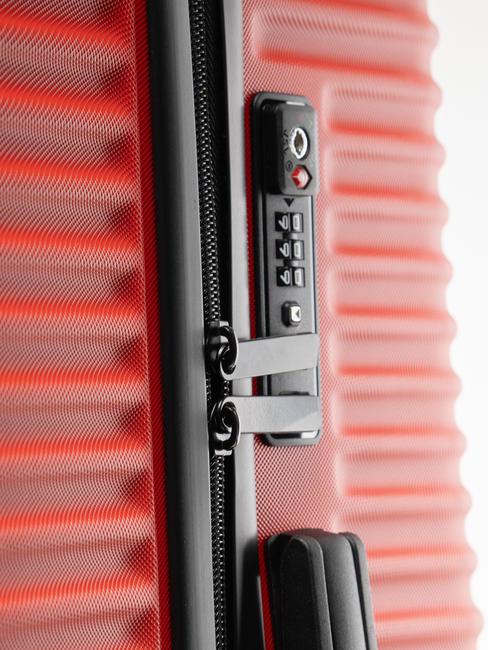 ADVENTURE Cărucior de dimensiuni mari roşu - Trolere rigide