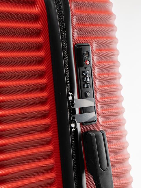 ADVENTURE Cărucior de dimensiune medie roşu - Trolere rigide