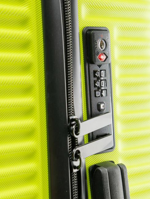 ADVENTURE Cărucior de dimensiune medie verde acid - Trolere rigide