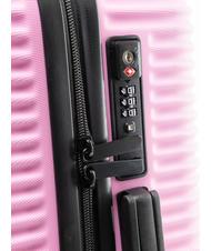 ROCCOBAROCCO ADVENTURE Cărucior pentru bagaje de mână roz - Bagaje de mână - 5