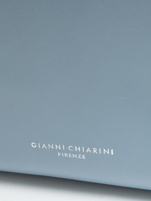 SMOOTH  Rucsac din piele ALBASTRU SOFT - Genți femei