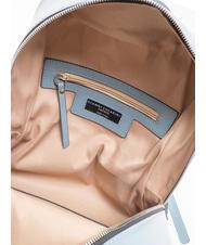 GIANNI CHIARINI SMOOTH  Rucsac din piele ALBASTRU SOFT - Genți femei - 6