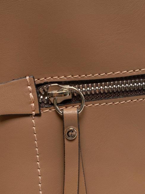 SMOOTH  Rucsac din piele pudra - Genți femei