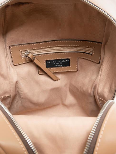 SMOOTH  Rucsac din piele pudra - Genți femei